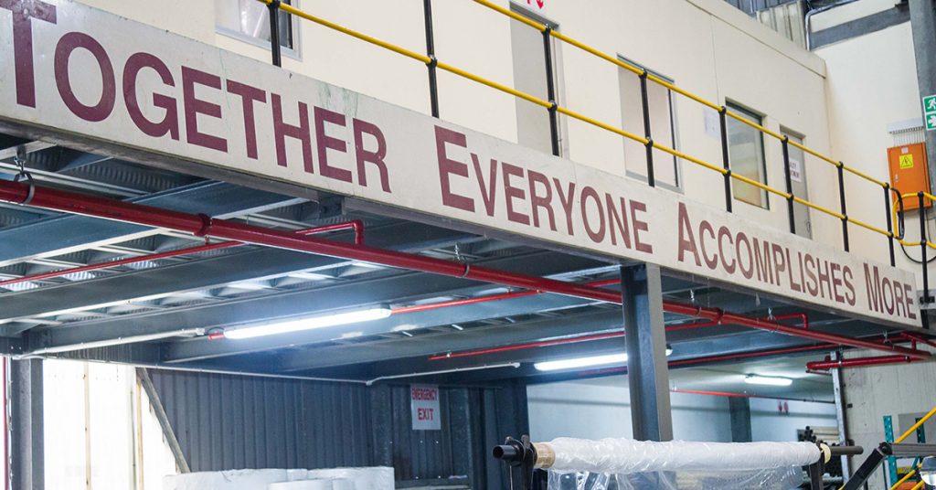 SPUNCHEM BUILDS IN-HOUSE CONVERSION PLANT